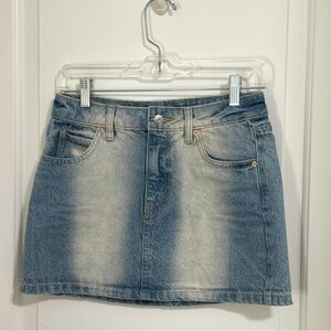 wild fable faded Blue Denim Mini Skirt